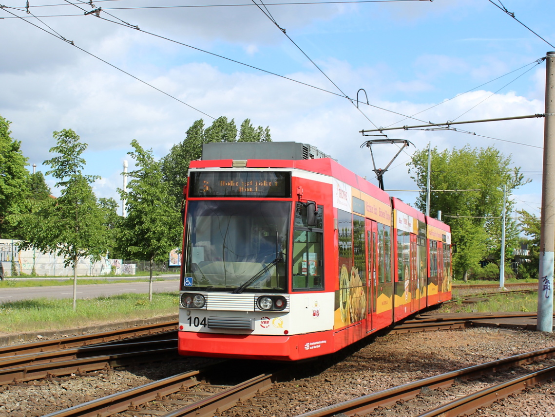 Brandenburg an der Havel, Duewag MGT6D č. 104