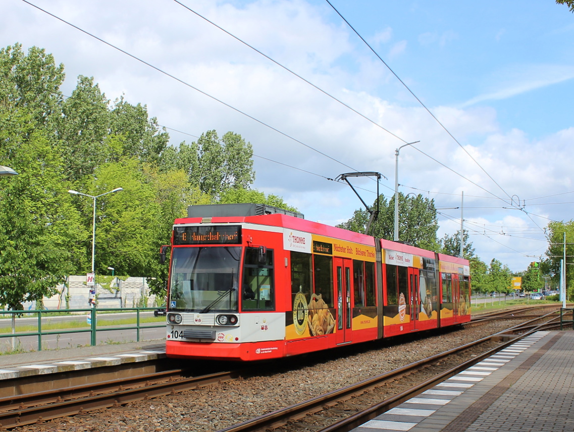 Brandenburg an der Havel, Duewag MGT6D č. 104