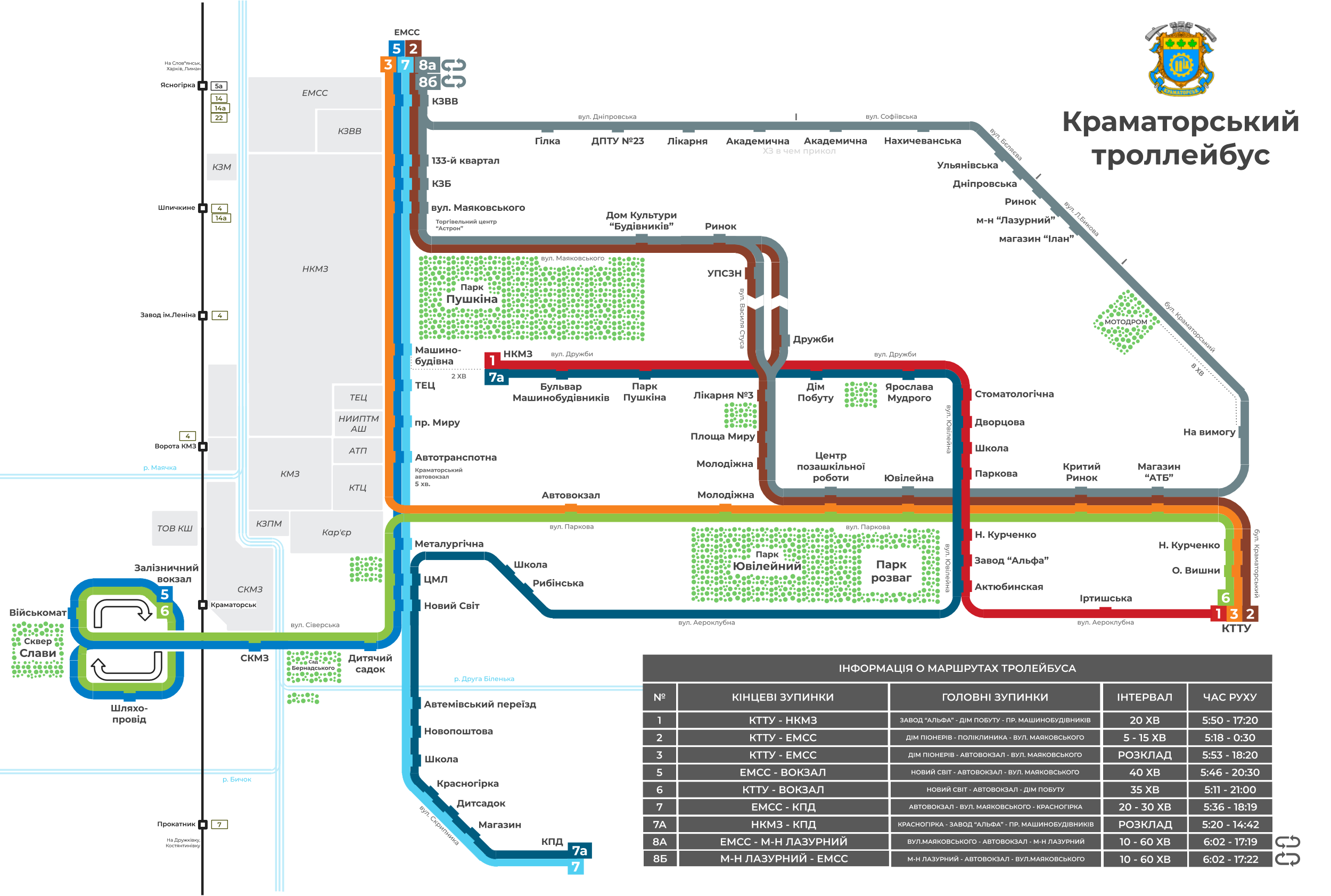 Kramatorsk — Maps