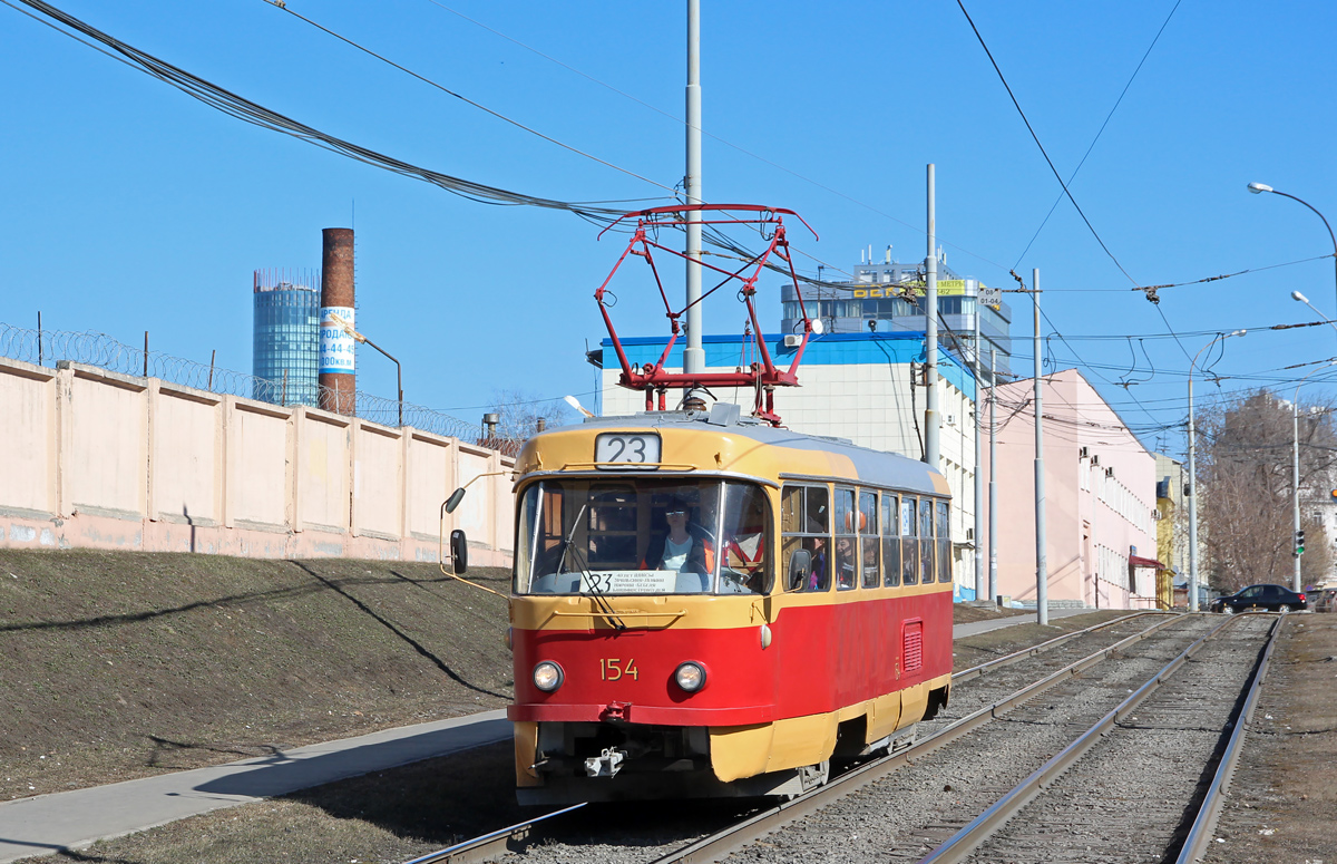Екатеринбург, Tatra T3SU № 154