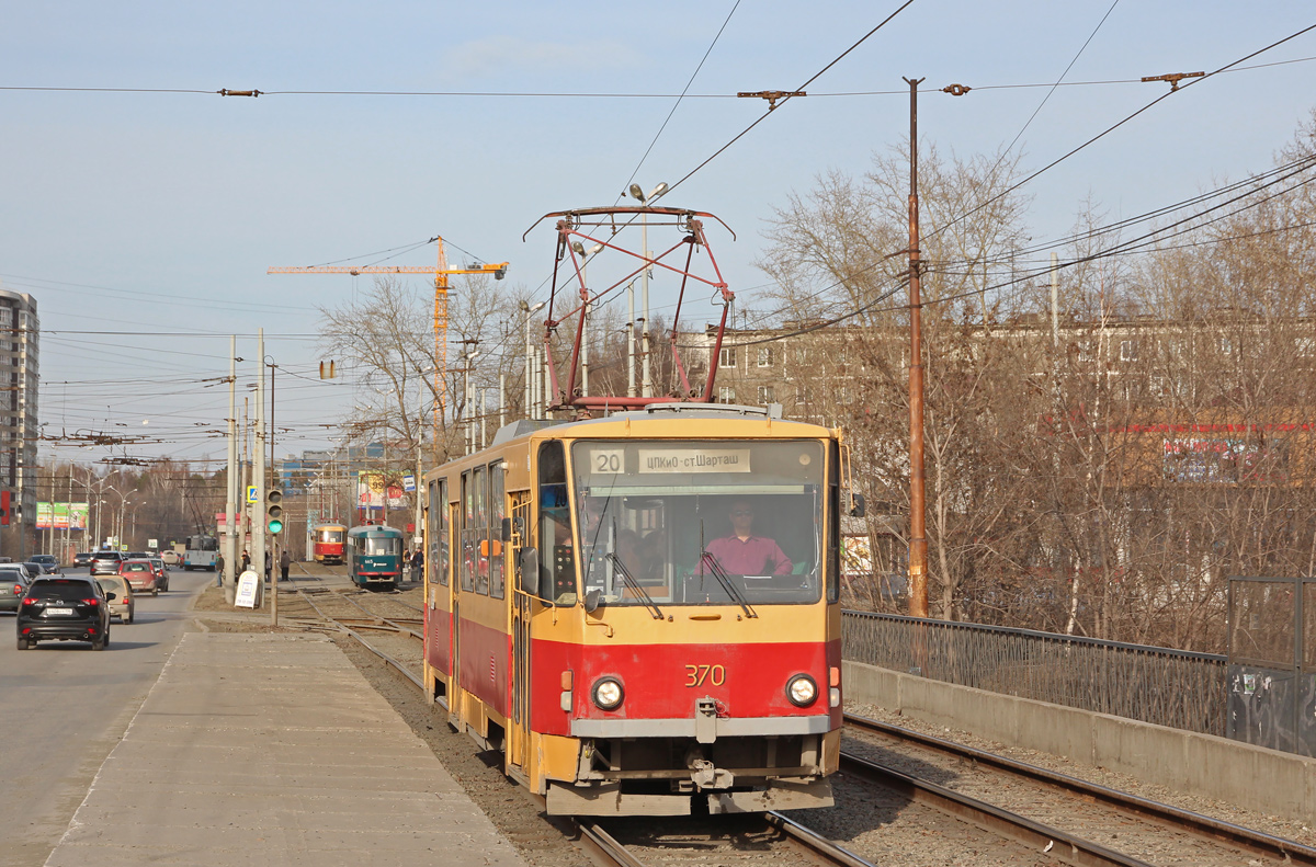 Екатеринбург, Tatra T6B5SU № 370