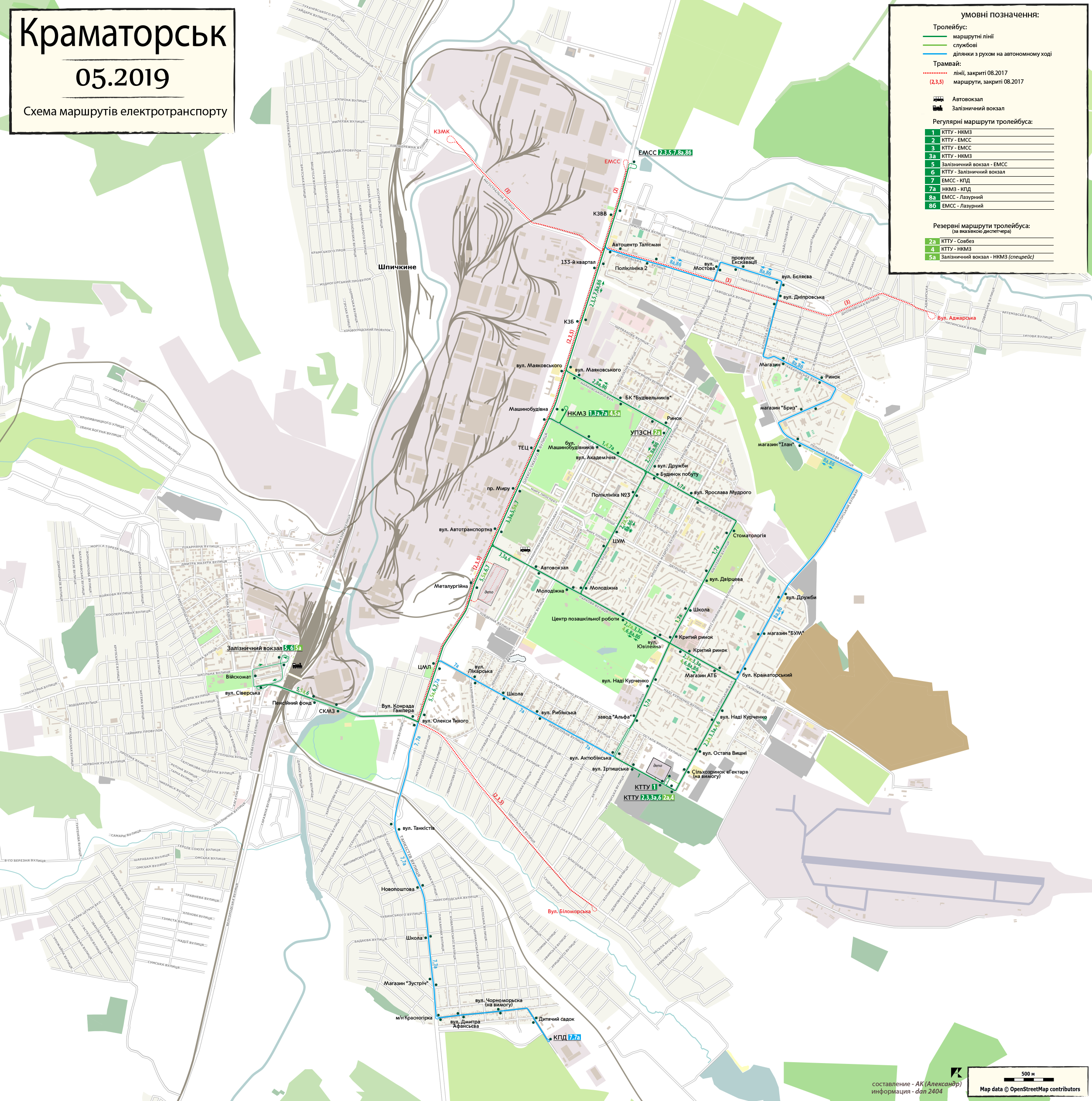 Kramatorsk — Maps