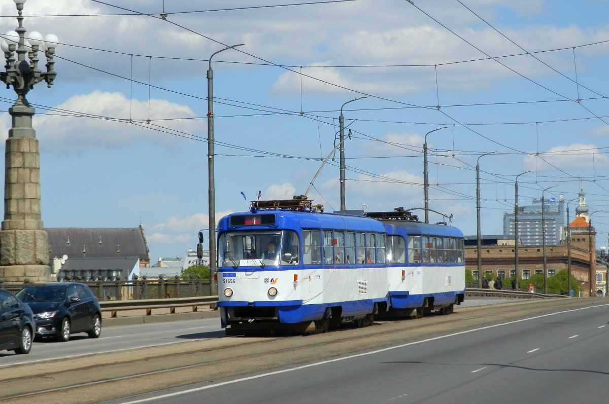 Рига, Tatra T3A № 51656