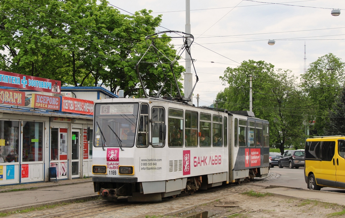 Львов, Tatra KT4D № 1169