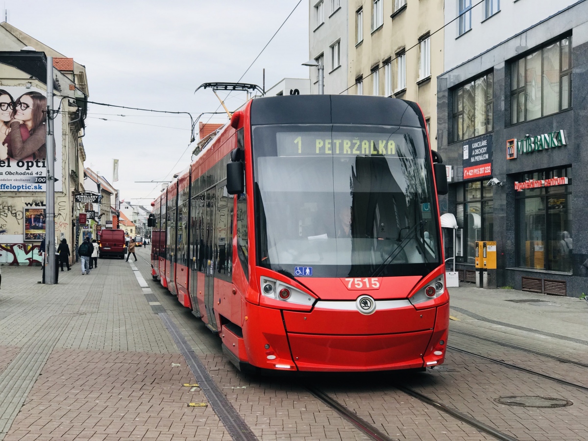 Братислава, Škoda 30T ForCity Plus № 7515