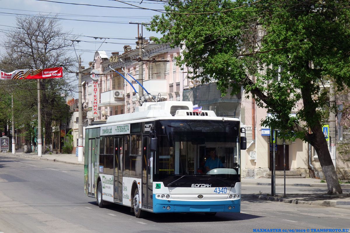 Крымский троллейбус, Богдан Т70110 № 4340