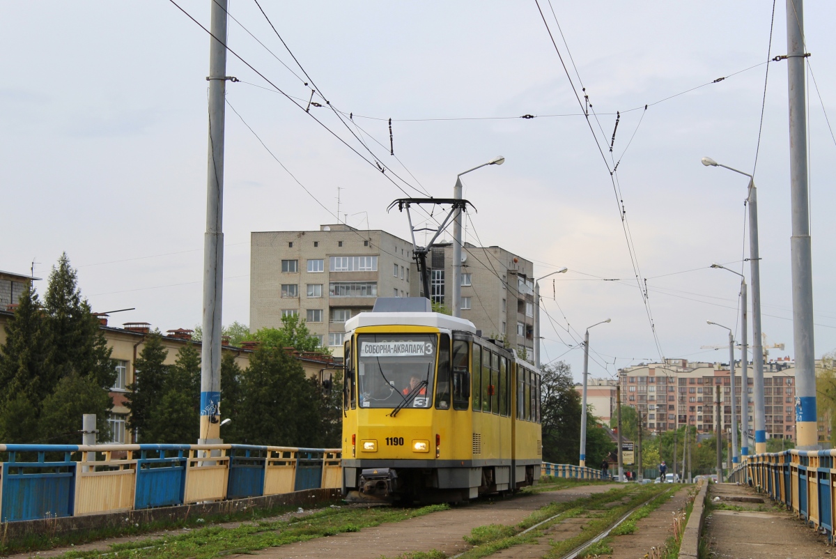 Lviv, Tatra KT4DM # 1190