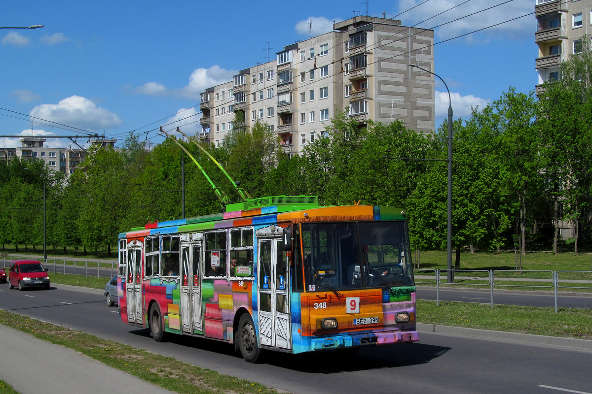 Каунас, Škoda 14Tr13/6 № 348