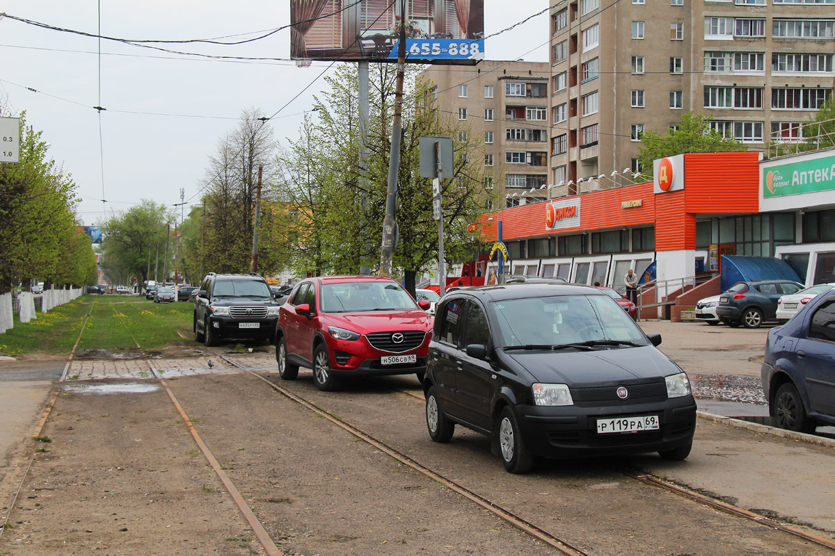 Tver — Closed tram lines
