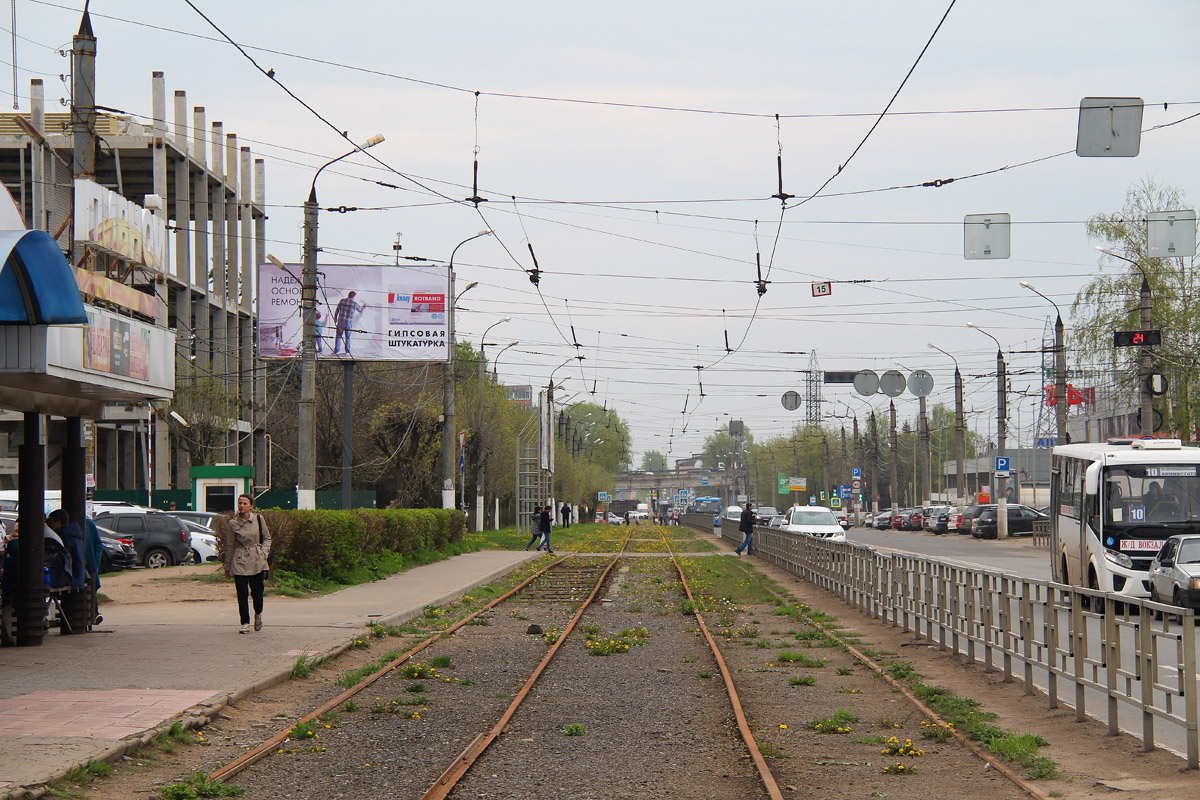 Tver — Closed tram lines
