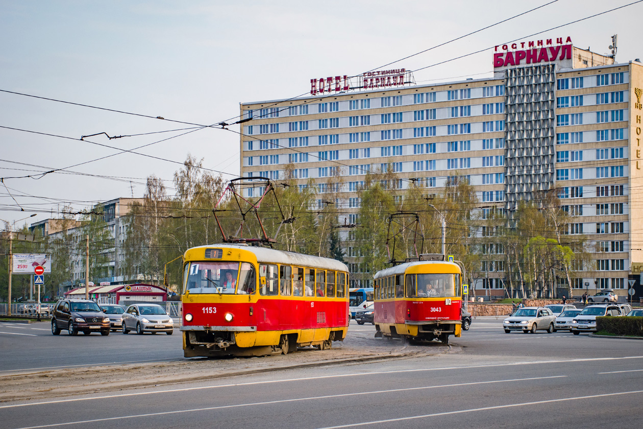 Barnaul, Tatra T3SU Br. 1153; Barnaul, Tatra T3SU Br. 3043