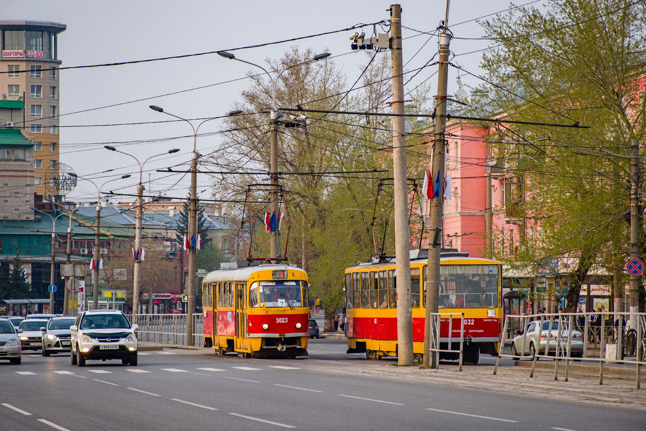 Барнаул, Tatra T3SU № 3023