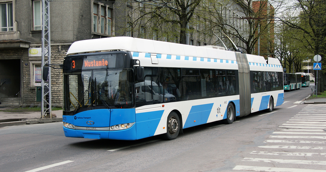 Таллин, Solaris Trollino III 18 AC № 443