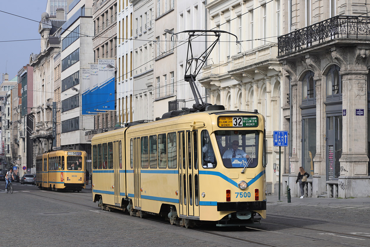 Brüssel, BN PCC series 7500 Nr. 7500; Brüssel — Festivities on the occasion of 150 years of tram (30/04/2019 — 05/05/2019)