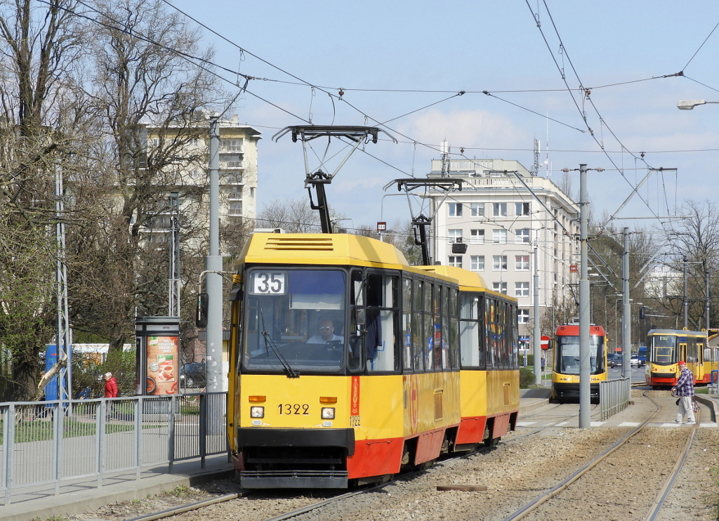 Варшава, Konstal 105Na № 1322