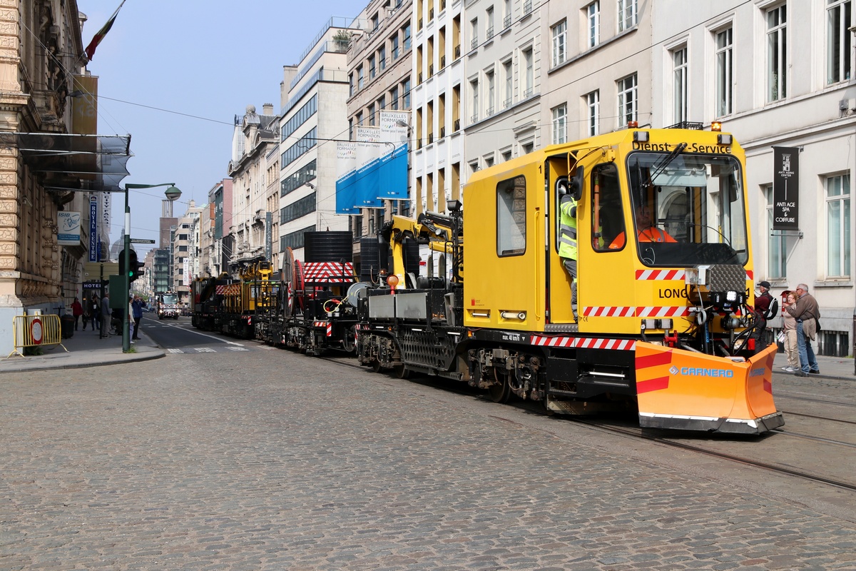 Brussels, Windhoff SF50 № 1; Brussels, Windhoff service car № 104; Brussels — Festivities on the occasion of 150 years of tram (30/04/2019 — 05/05/2019)