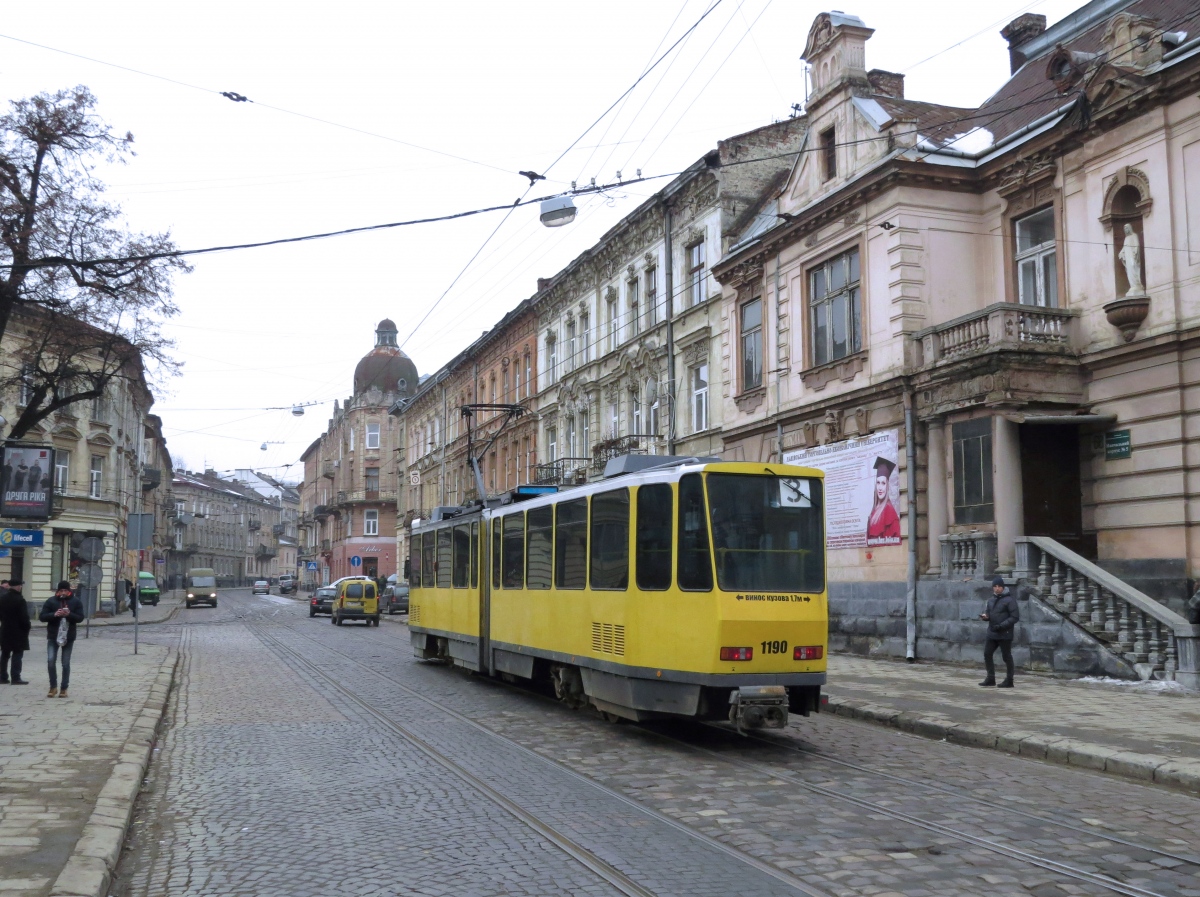 Лвов, Tatra KT4DM № 1190