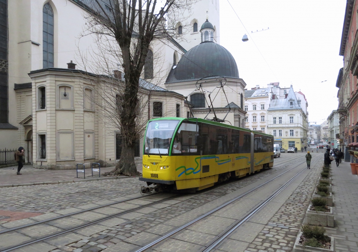 Львов, Tatra KT4SU № 1088
