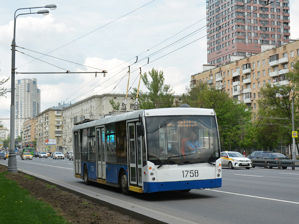 Москва, Тролза-5265.00 «Мегаполис» № 1758