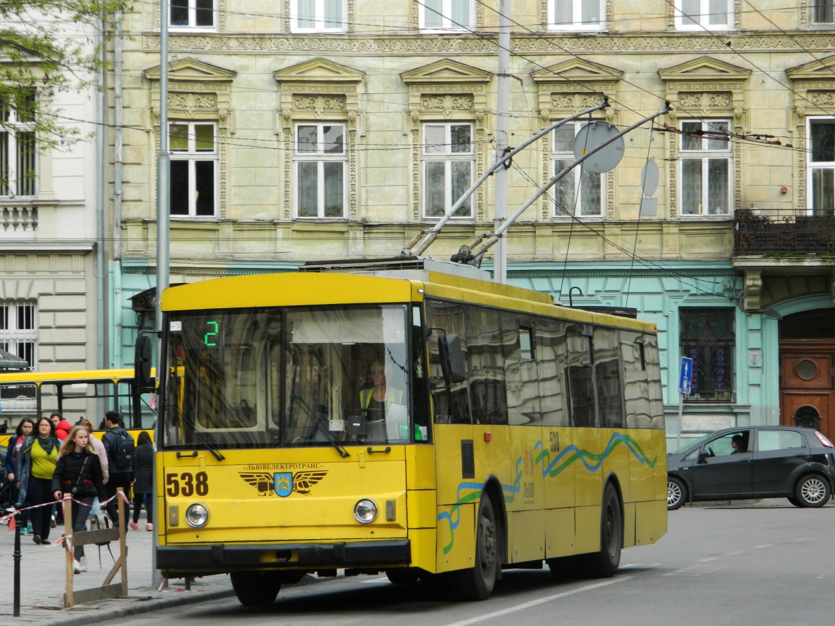Львов, Škoda 14Tr02/6 № 538