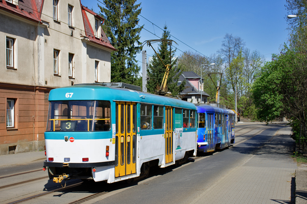 Ліберац — Ябланец-над-Нісаў, Tatra T3M.04 № 67