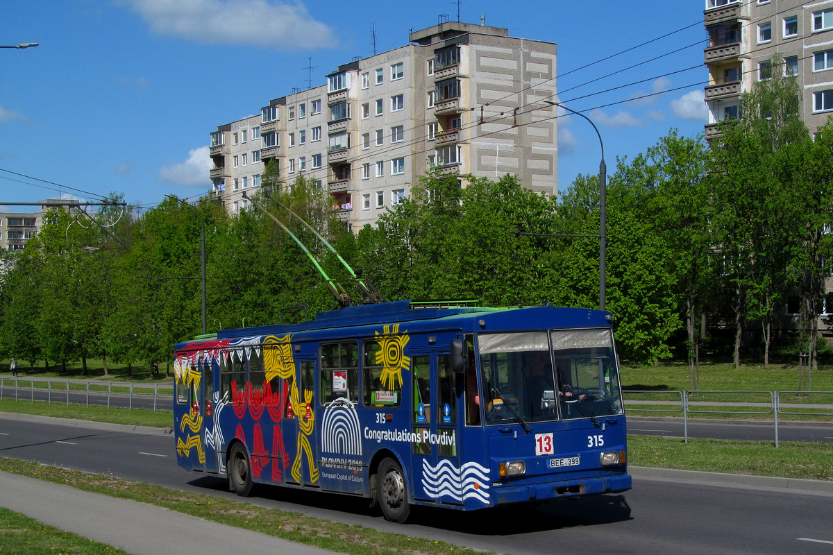 Каунас, Škoda 14Tr89/6 № 315