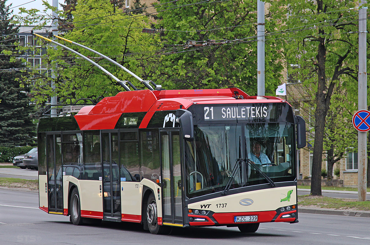 Vilnius, Solaris Trollino IV 12 Škoda № 1737