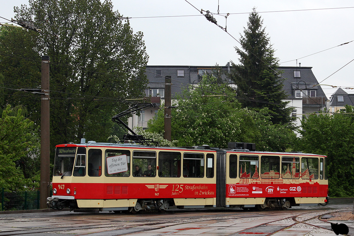 Цвиккау, Tatra KT4DMC № 947; Цвиккау — Юбилей: 125 лет трамваю в Цвиккау (11./12.05.2019)