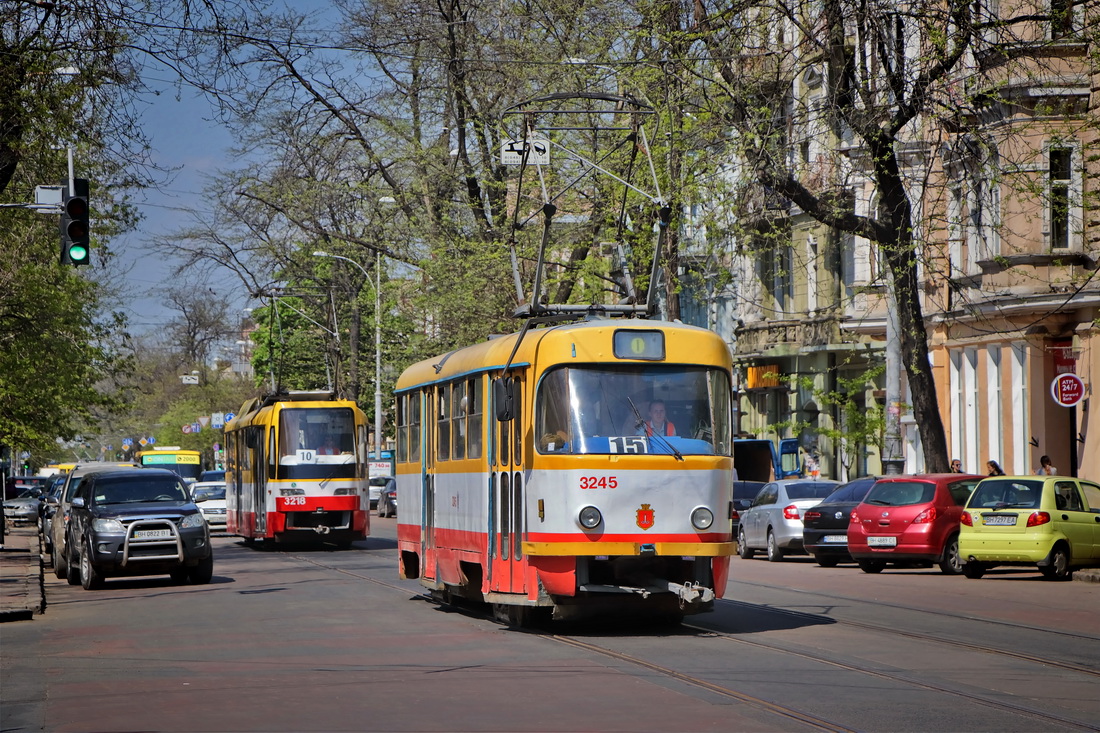 Одесса, Tatra T3R.P № 3245