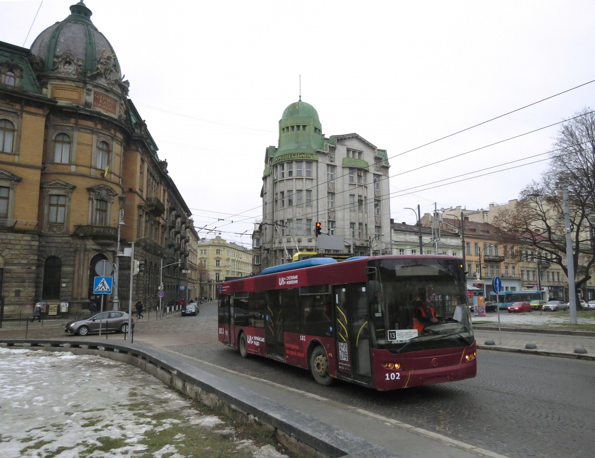 Lvov, LAZ E183D1 — 102 Lvov, LAZ E183D1 — 102