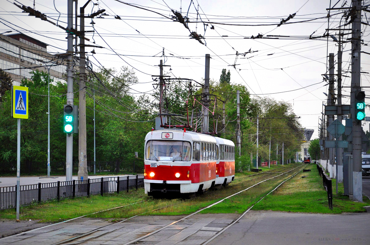Волгоград, Tatra T3SU № 5807; Волгоград, Tatra T3SU № 5808