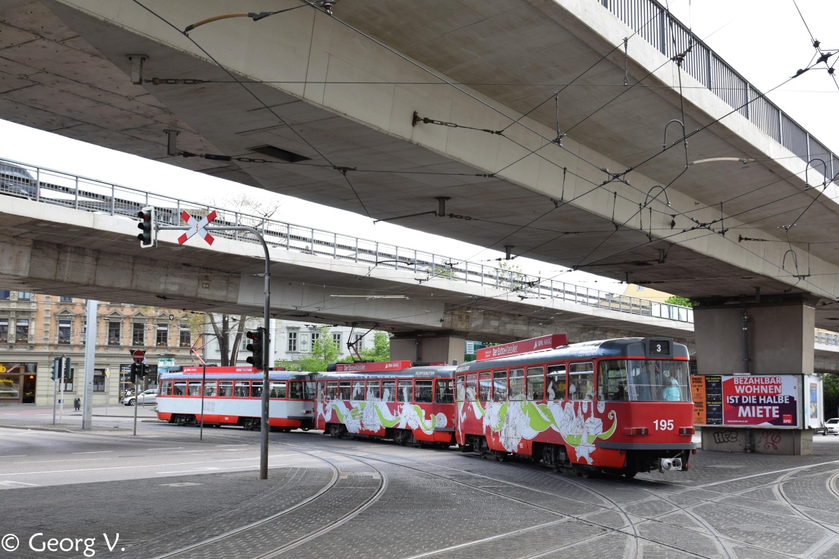 Галле, Tatra B4DC № 195