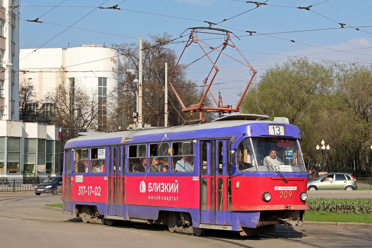 Екатеринбург, Tatra T3SU № 209