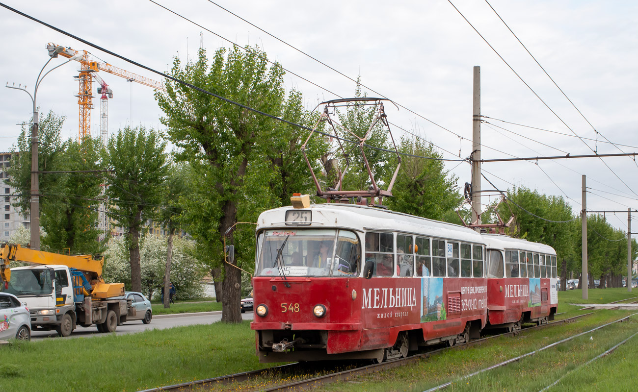 Екатеринбург, Tatra T3SU № 548