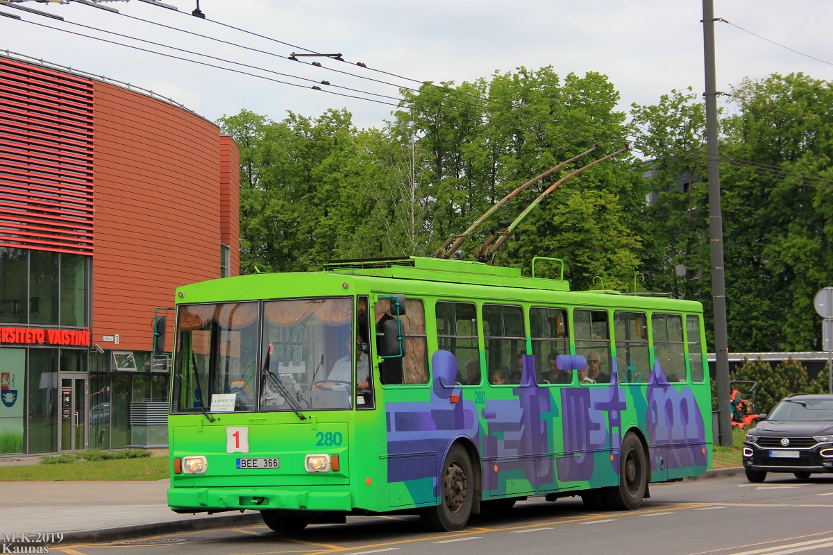 Каунас, Škoda 14Tr02/6 № 280