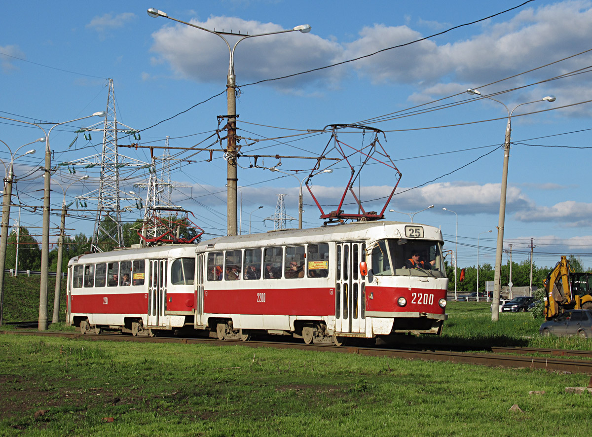 Самара, Tatra T3SU (двухдверная) № 2200