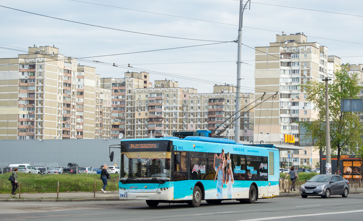 Киев, ЛАЗ E183D1 № 3912