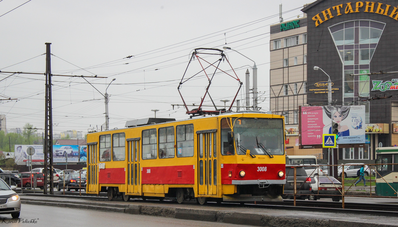 Барнаул, Tatra T6B5SU № 3008