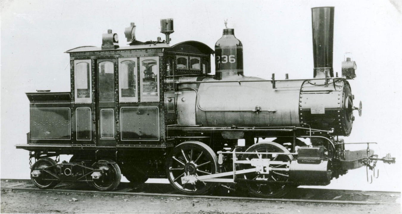 New York City, Steam locomotive # 236; New York City — Subway and Elevated — Historic Photos