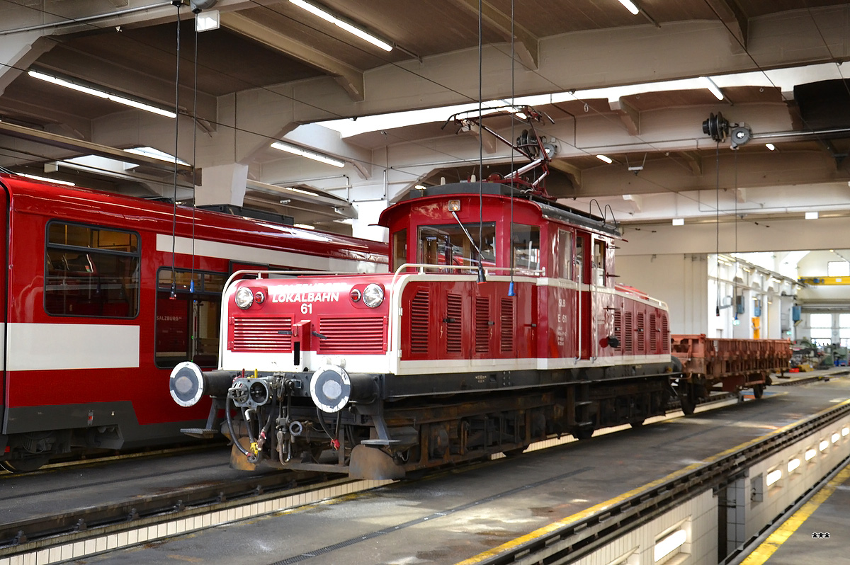 Salzburg, Electric locomotive č. 61; Salzburg — Salzburger Lokalbahn