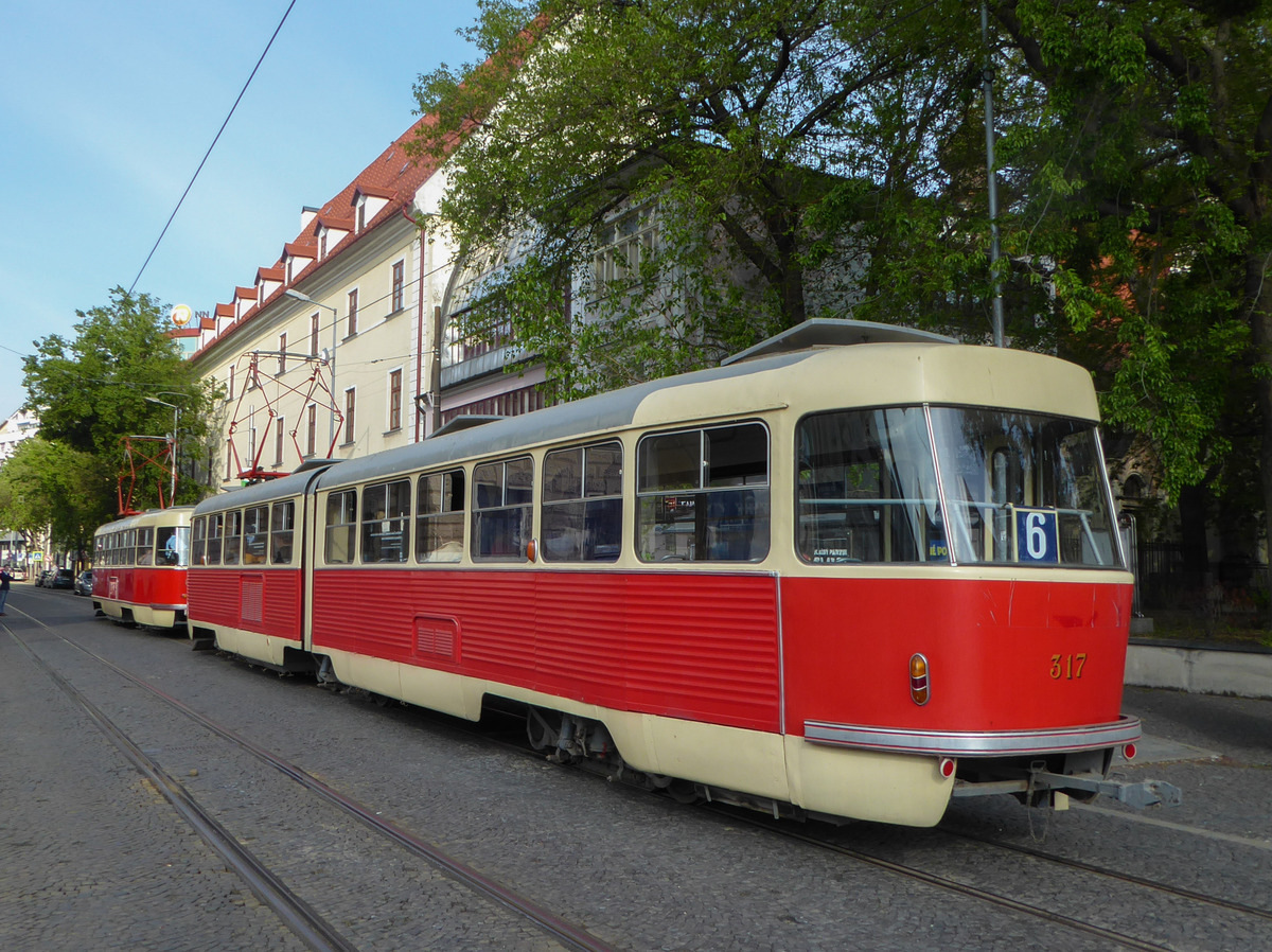 Братислава, Tatra K2 № 317; Братислава — Ночь Музеев 2019