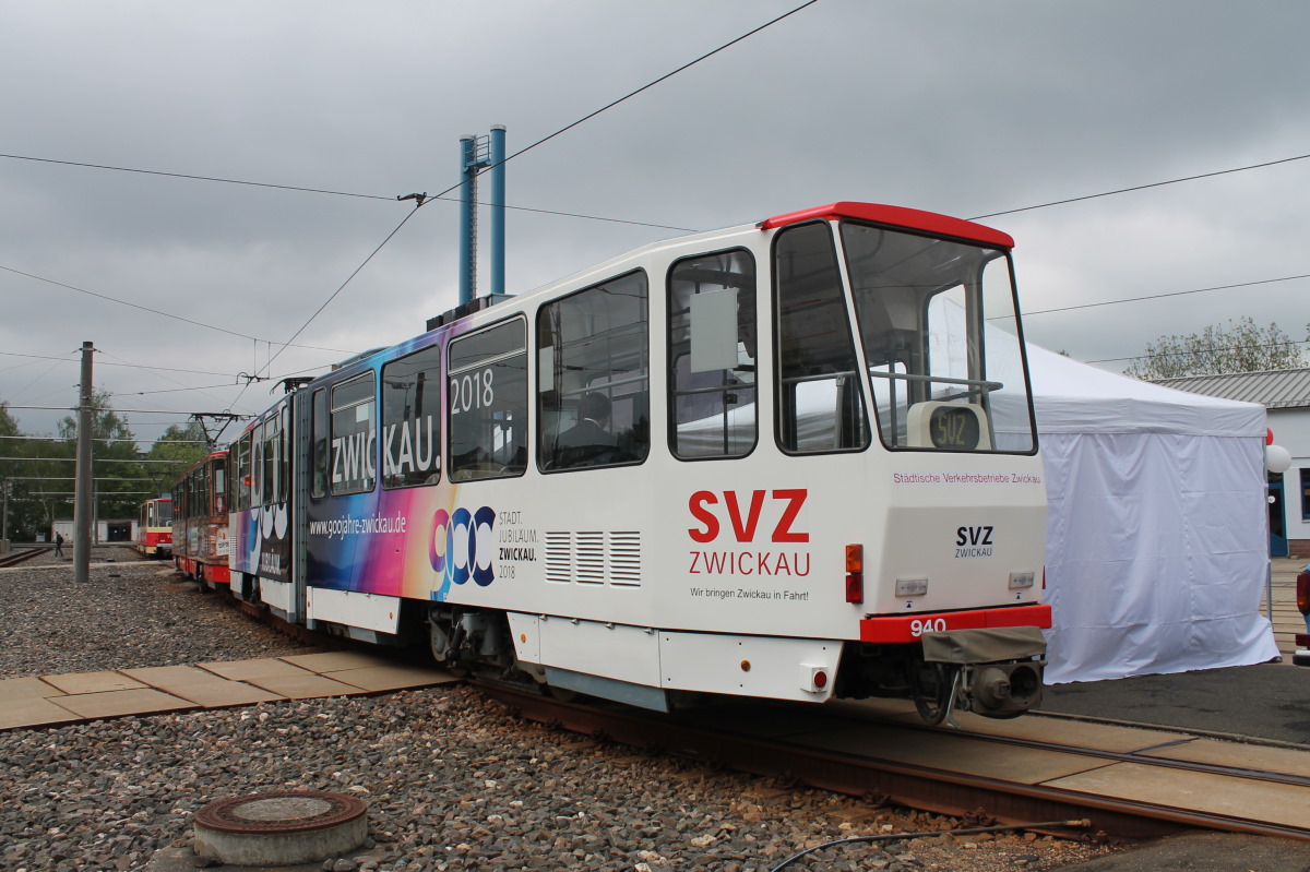Цвиккау, Tatra KT4DMC № 940; Цвиккау — Юбилей: 125 лет трамваю в Цвиккау (11./12.05.2019)