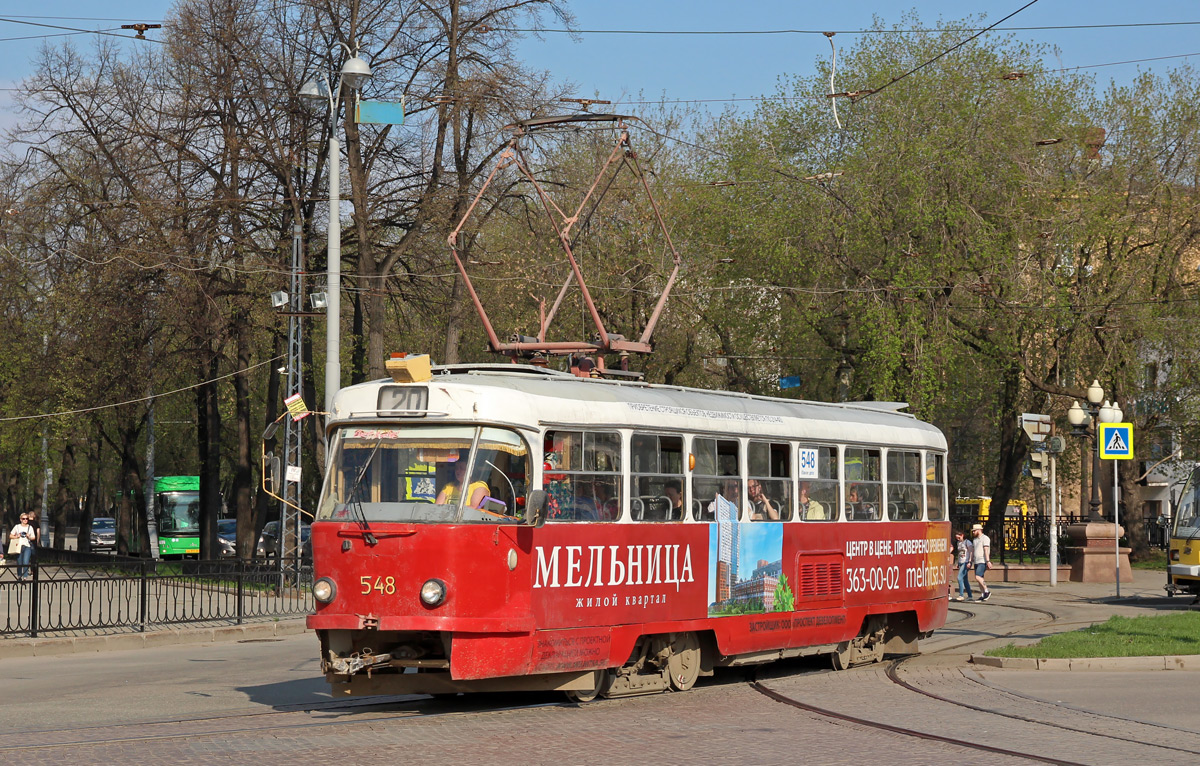 Екатеринбург, Tatra T3SU № 548