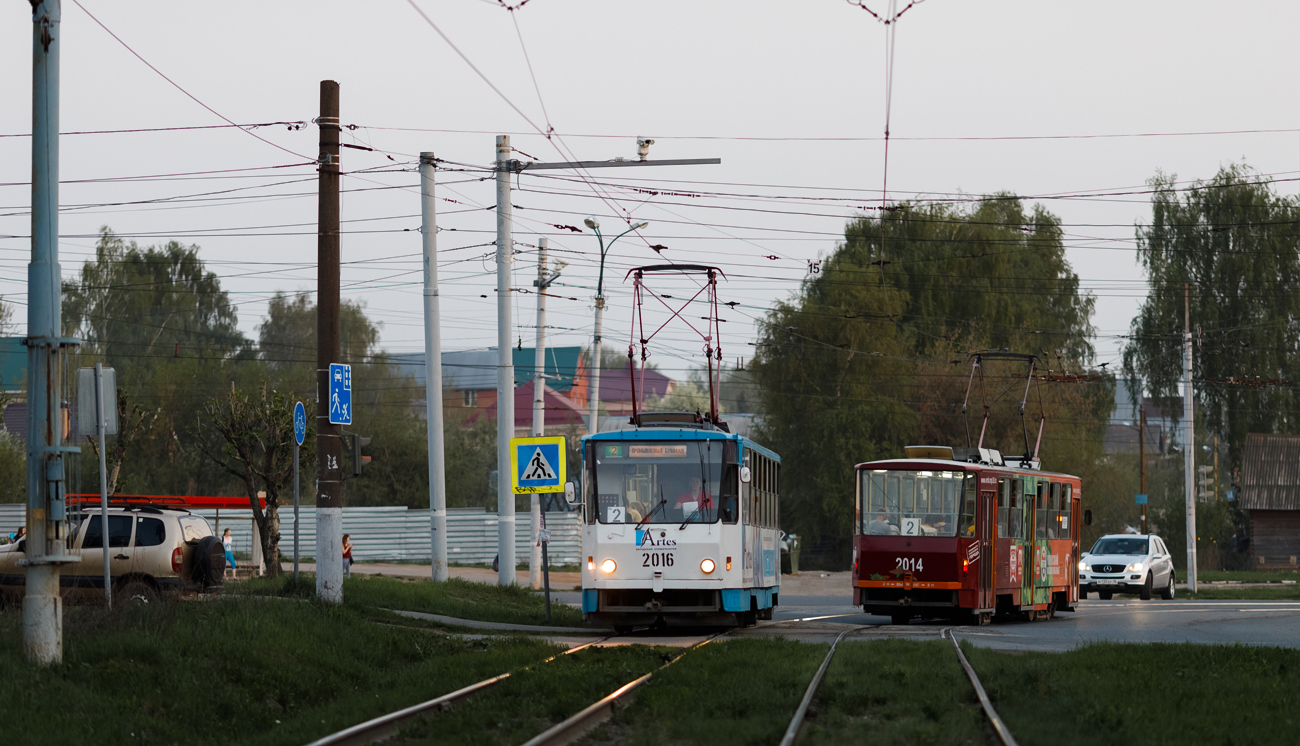 Ижевск, Tatra T6B5SU № 2016; Ижевск, Tatra T6B5SU № 2014