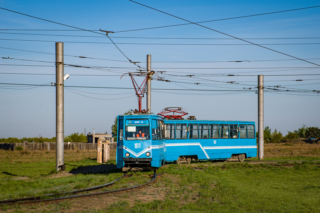 Павлодар, 71-605 (КТМ-5М3) № 101; Павлодар, 71-605 (КТМ-5М3) № 100