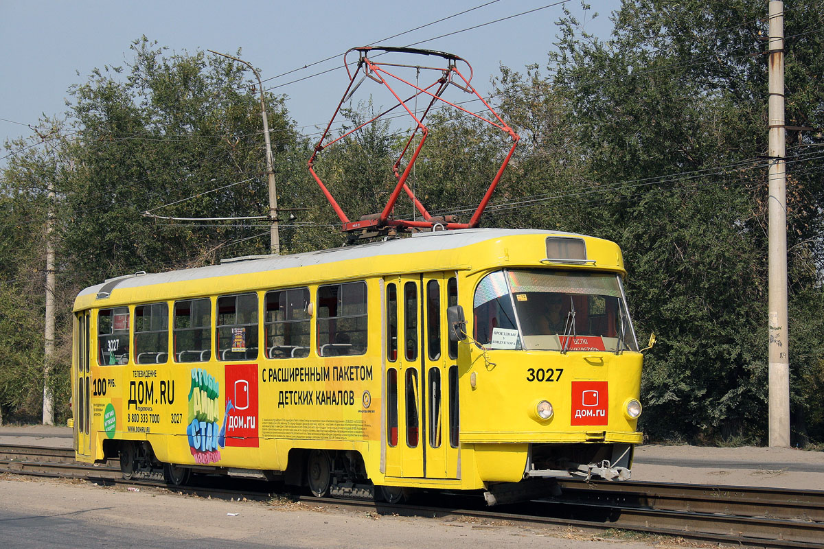 Volgograd, Tatra T3SU (2-door) № 3027