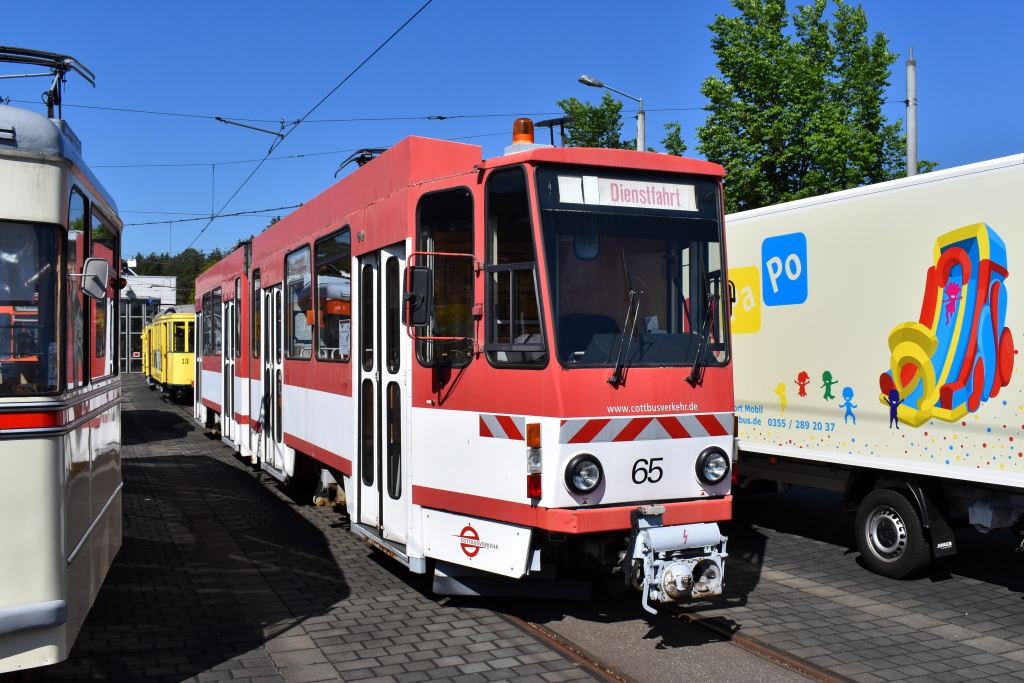 Котбус, Tatra KT4D № 65; Котбус — День открытых дверей и 6-й слет автобусов Икарус в Германии (18.05.2019)