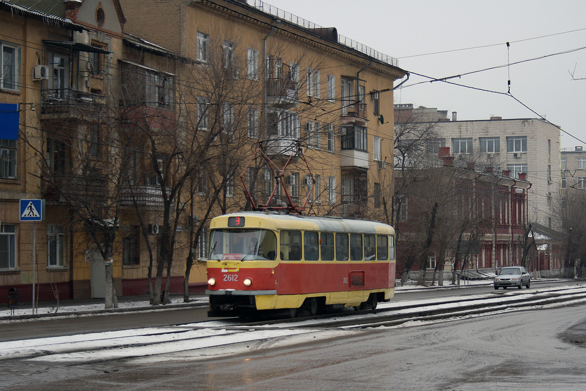 Volgograd, Tatra T3SU (2-door) № 2612 Volgograd, Tatra T3SU (2-door) № 2612