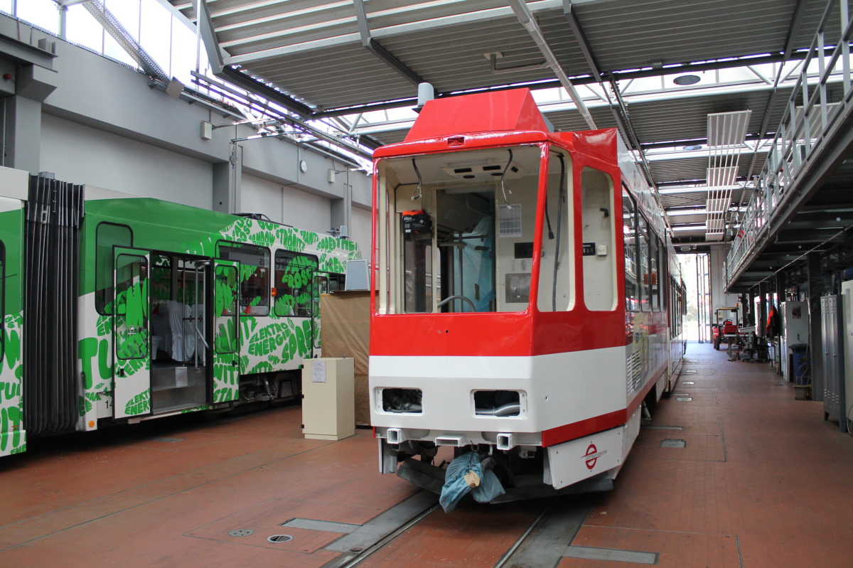 Котбус, Tatra KTNF6 № 147; Котбус — День открытых дверей и 6-й слет автобусов Икарус в Германии (18.05.2019)