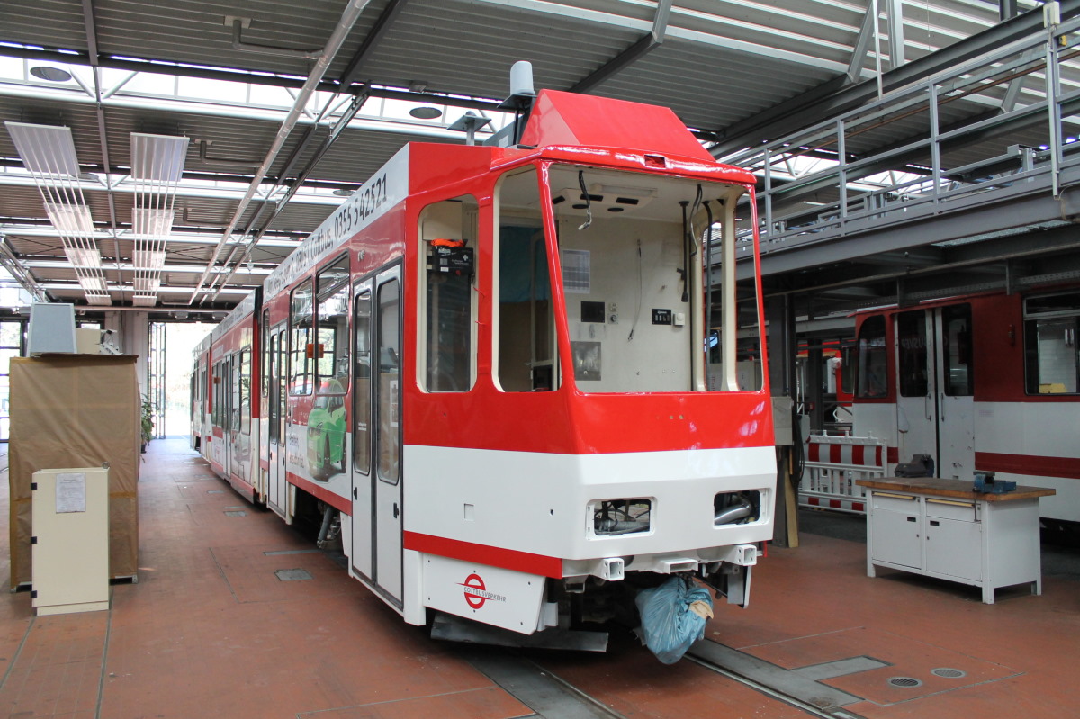 Котбус, Tatra KTNF6 № 147; Котбус — День открытых дверей и 6-й слет автобусов Икарус в Германии (18.05.2019)